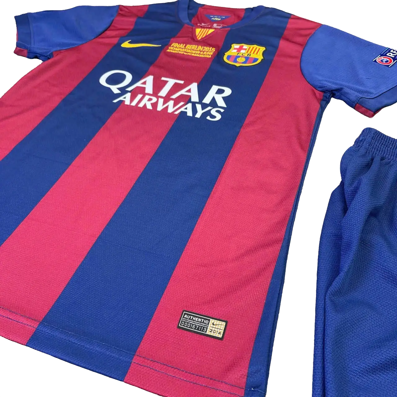 Barcelona 2014-2015 Champions Leahue Final Kit